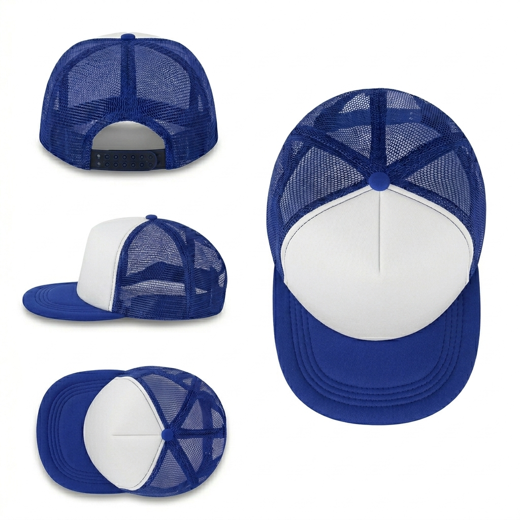 Gorra visera plana para Sublimar Adulto (Azul)