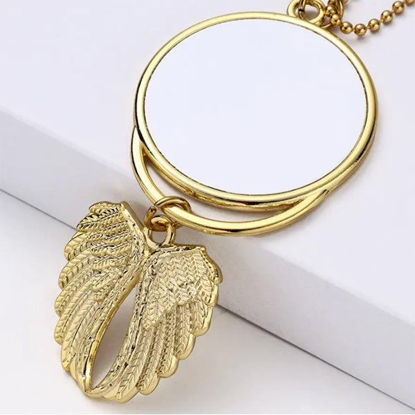 Colgante con alas de angel para sublimar
