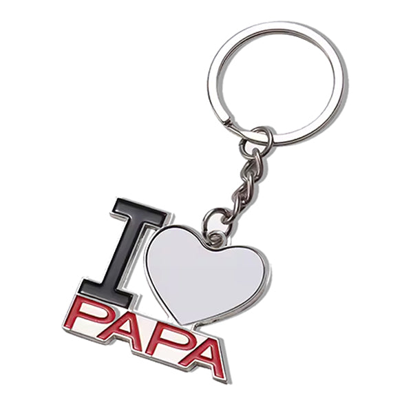 Llavero para sublimar (i love papa)