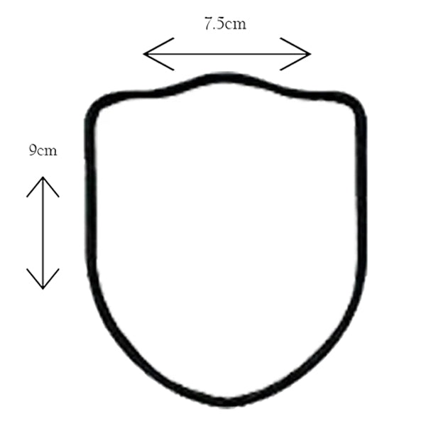 Parche para sublimar con termo adhesivo 9cmx7.5cm