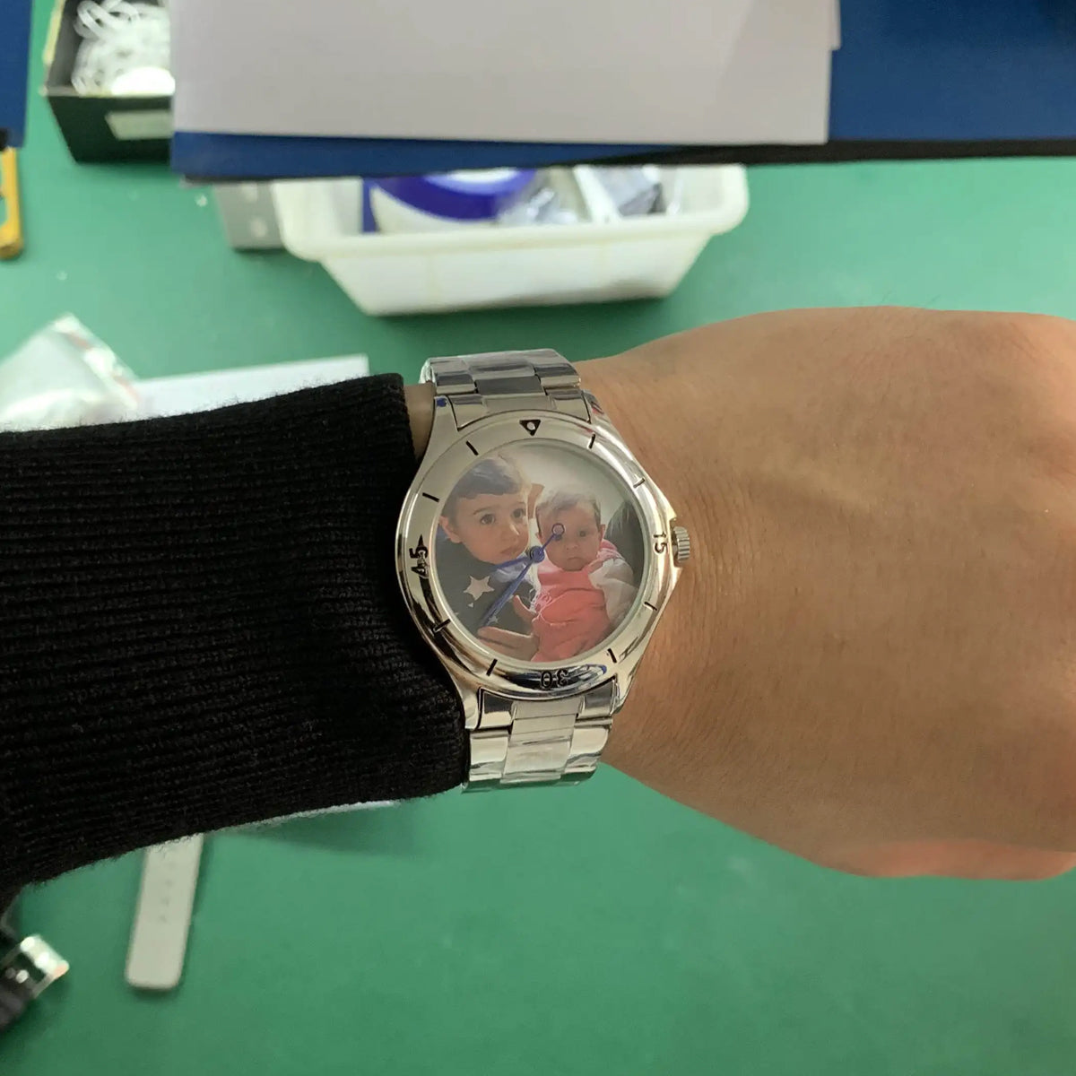 Reloj de mano metálico para sublimar (Hombre y Mujer)