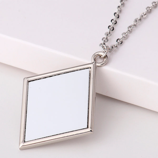 Collar de metal en forma de Gota para sublimar