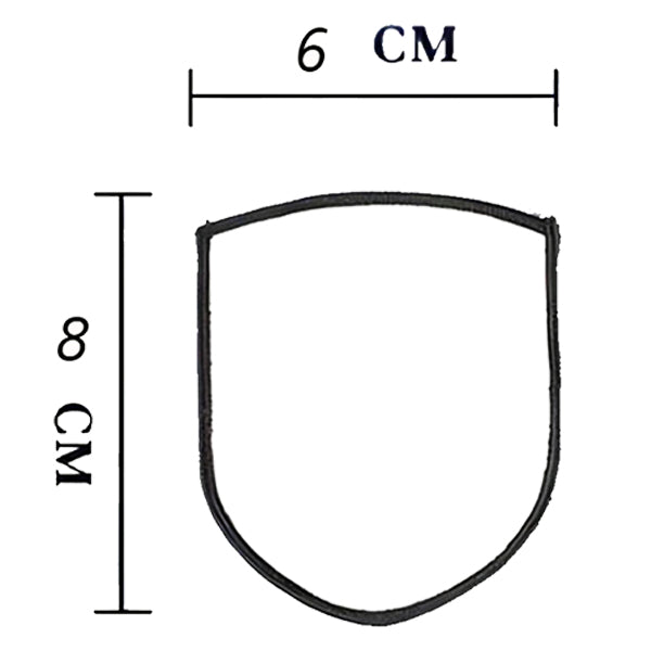Parche para sublimar con termo adhesivo 8cmx6cm