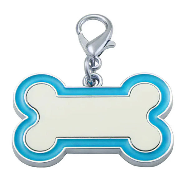 Placa para mascota para sublimar con forma de hueso