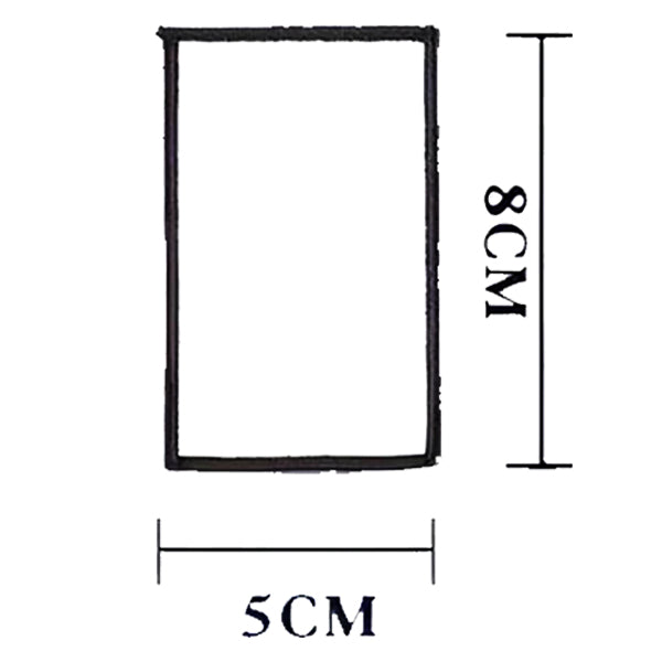 Parche para sublimar con termo adhesivo 8cmx5cm