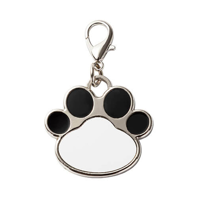 Placa para mascota para sublimar con forma de huella