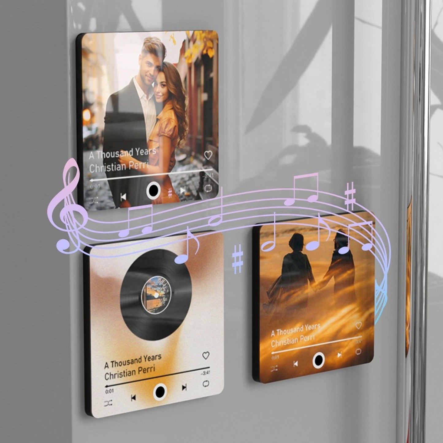 Caja musical con imán para sublimar