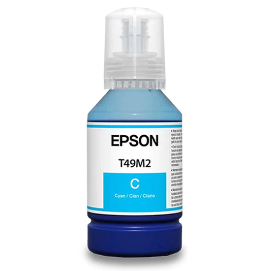 Botella de Tinta Cyan de Sublimación Epson T49M 140ml