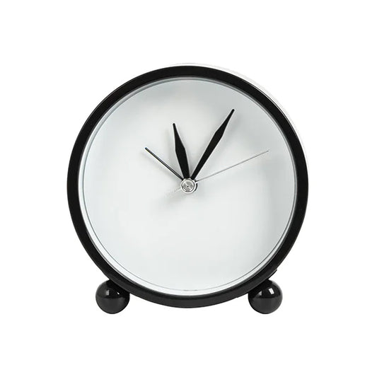 Reloj despertador circular para sublimar (Negro)