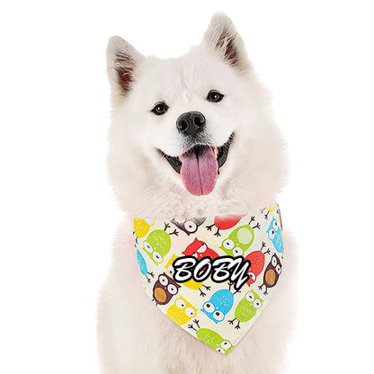 Bandana para mascota para sublimar (Tallas S-M-L-XL)