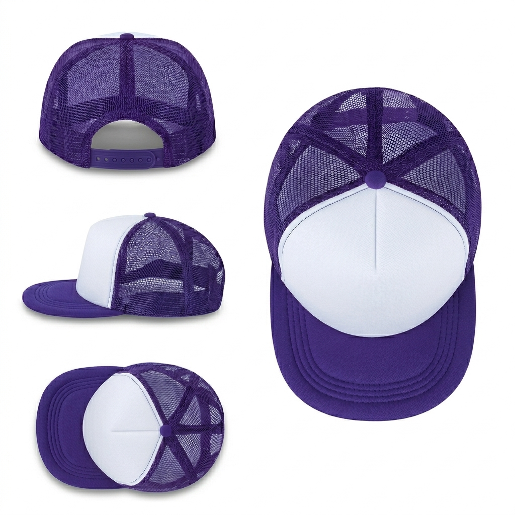 Gorra visera plana para Sublimar Adulto (Morado)