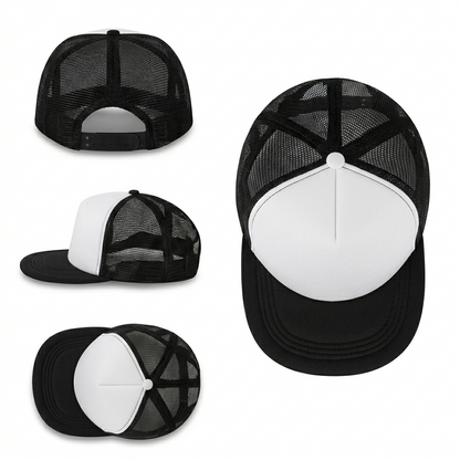 Gorra visera plana para Sublimar Adulto (Negro)