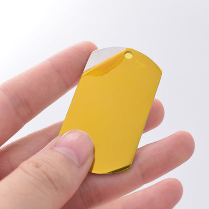 Llavero de Acero Inoxidable sublimable con dije de Carro (Laser también)
