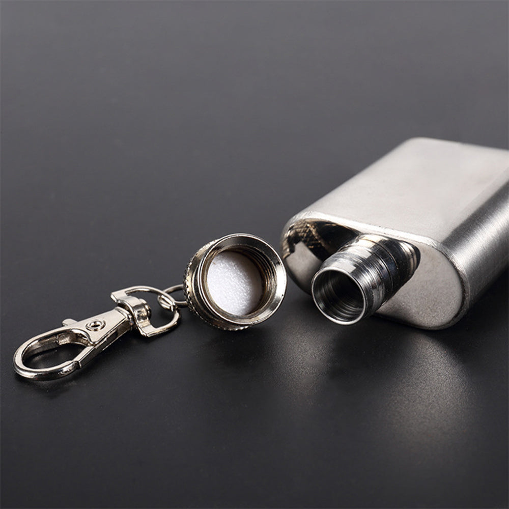 Llavero Mini Petaca para sublimar 1oz (Grabado laser también)