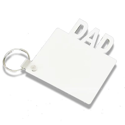 Llavero de MDF Cuadrado para sublimar ambos lados (DAD)