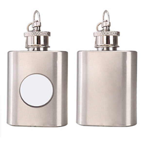 Llavero Mini Petaca para sublimar 1oz (Grabado laser también)
