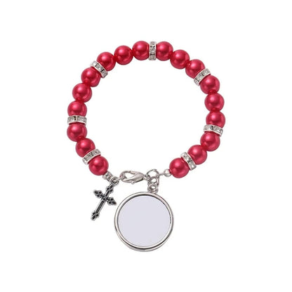 Pulsera (Denario) Roja para sublimar