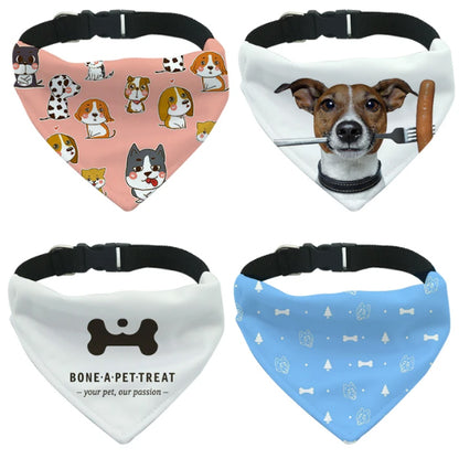 Bandana para mascota para sublimar (Tallas S-M-L-XL)