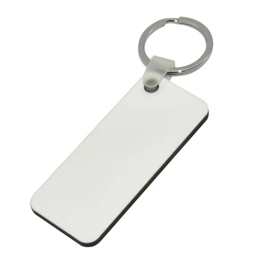 Llavero de MDF Rectangular para sublimar (Ambos lados)