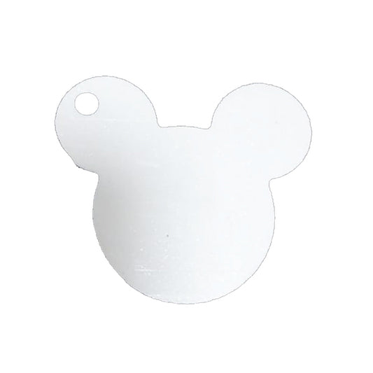Plaquita de aluminio para sublimar forma Mickey
