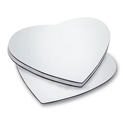 Mouse pad para sublimar forma Corazón (23.5cm x 19.5cm x 5mm)