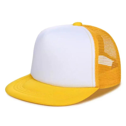 Gorra visera plana para Sublimar Adulto (Amarillo)