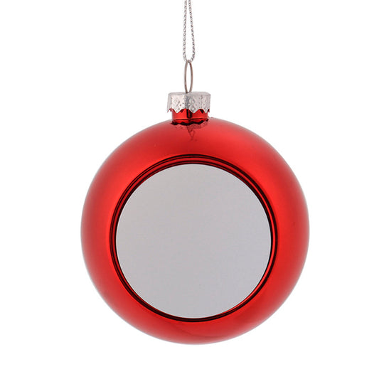 Esfera navideña sublimable (Rojo)