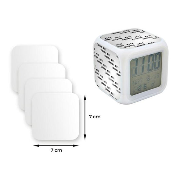 Reloj de cubo Led / Luces para sublimar