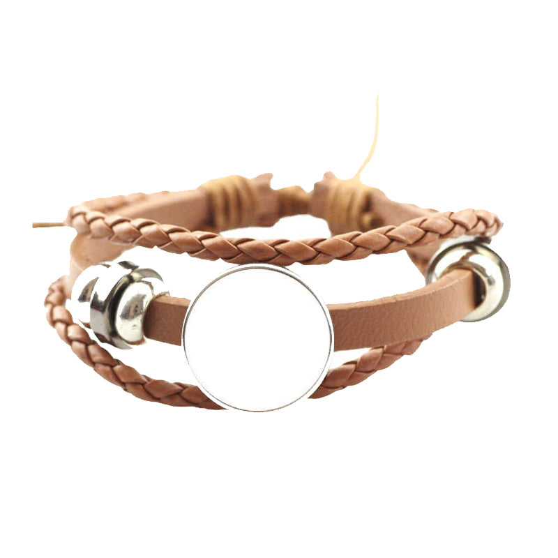 Pulsera de cuerina para sublimar Unisex