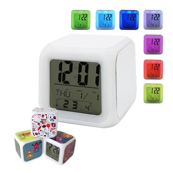 Reloj de cubo Led Luces para sublimar