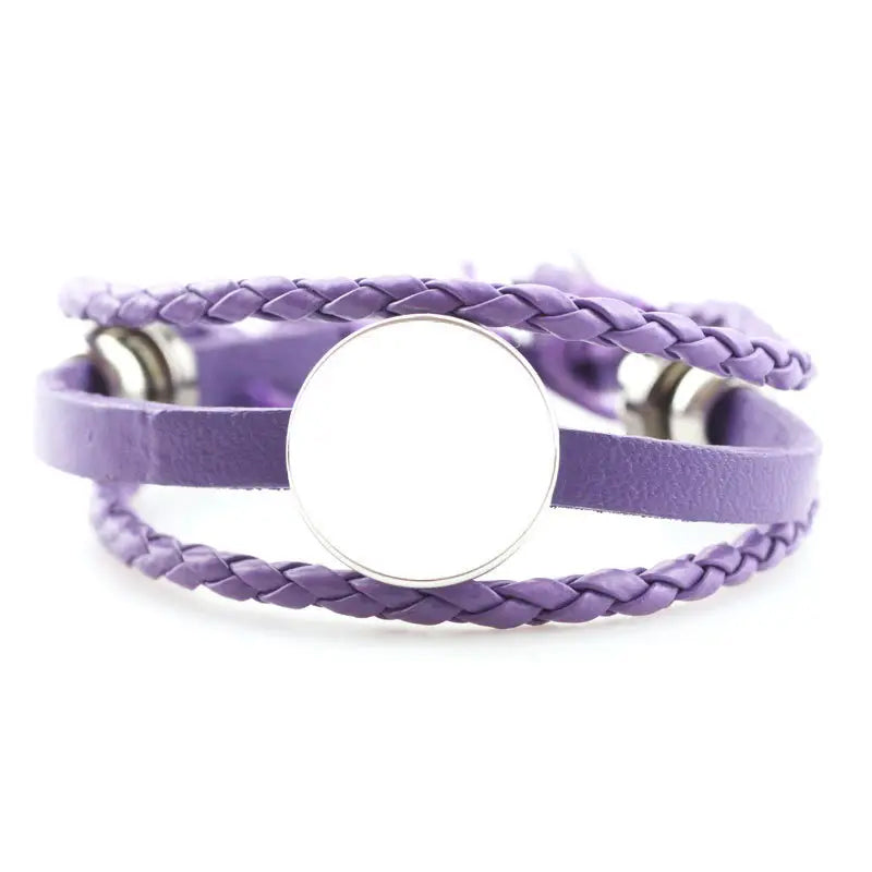 Pulsera de cuerina para sublimar Unisex