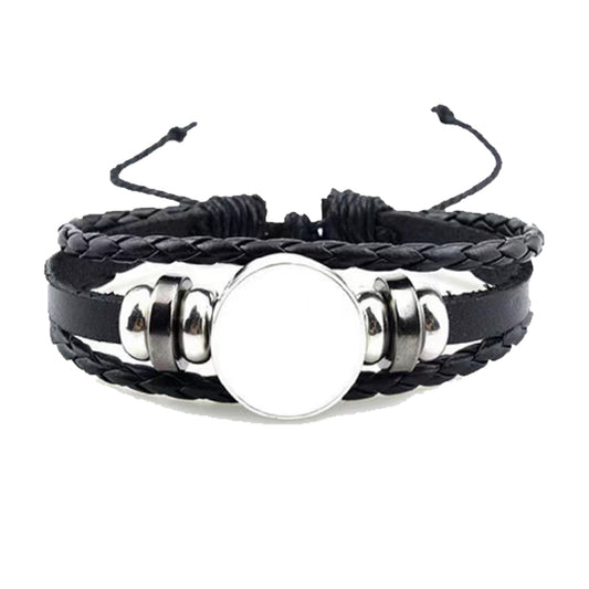 Pulsera de cuerina para sublimar Unisex