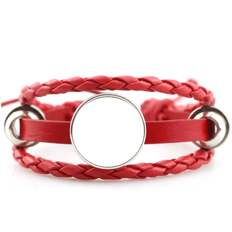 Pulsera de cuerina para sublimar Unisex