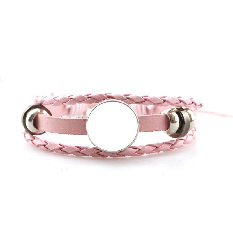 Pulsera de cuerina para sublimar Unisex